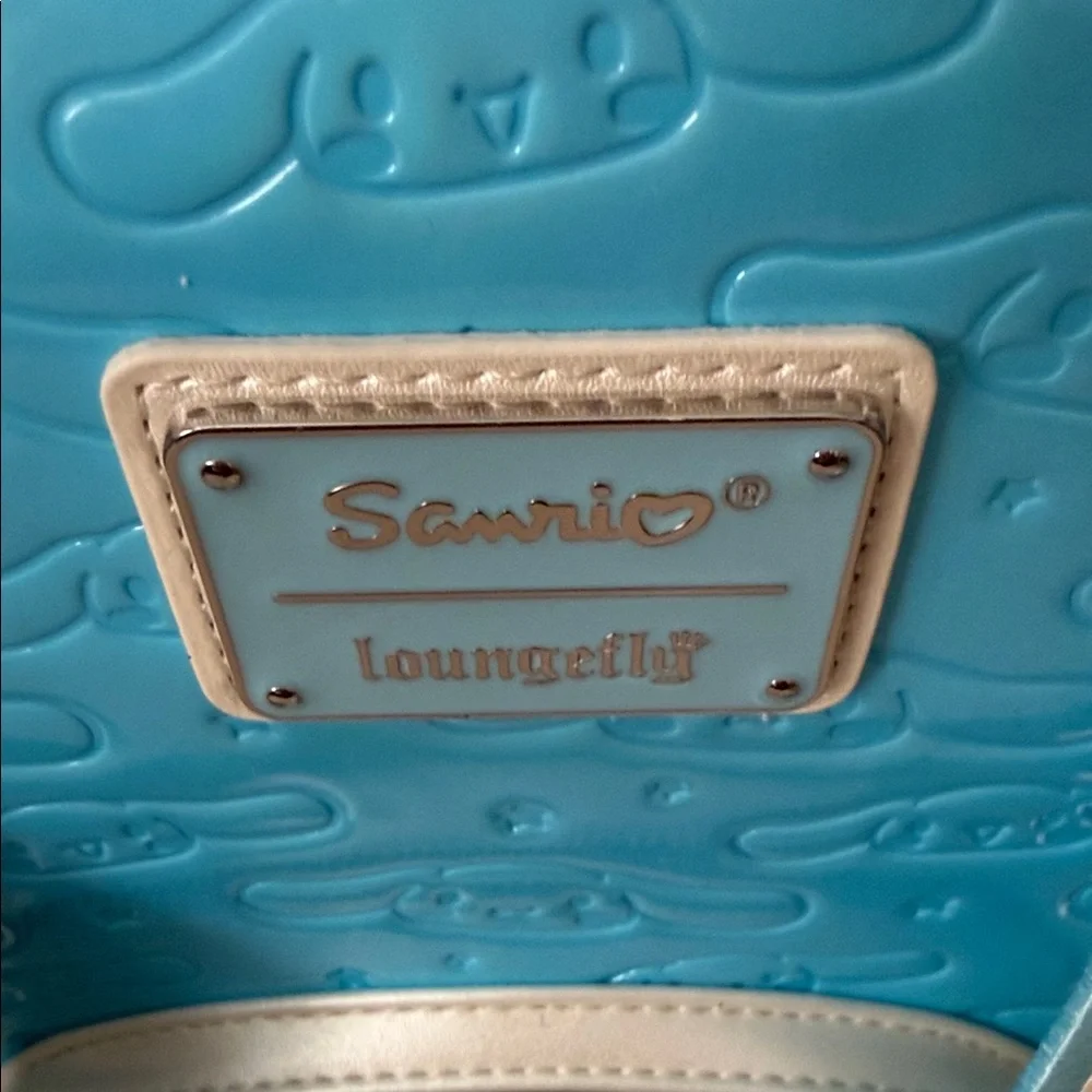 Loungefly Sanrio Cinnamon Roll Moveable Ears Blue mini Backpack Hard Tag New!